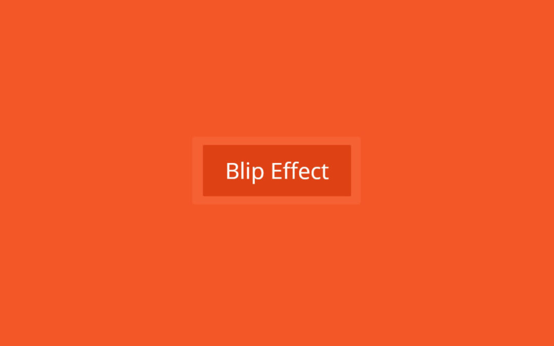 Apply the Blip Effect To Divi Button Module