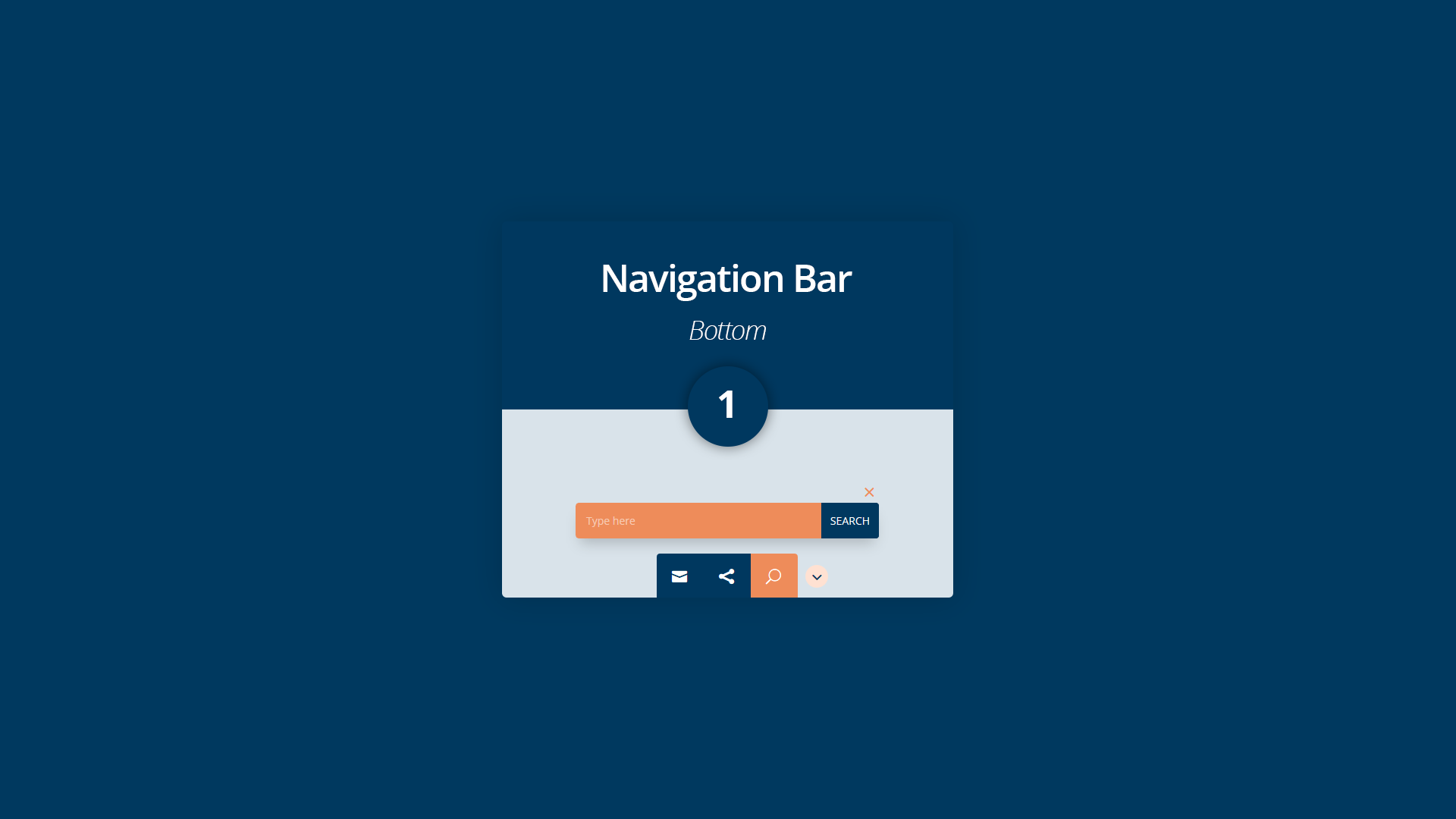 New Divi Section Layout: The Bottom Navigation Bar 1