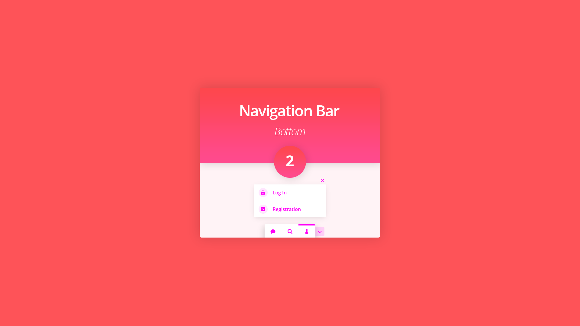 New Divi Section Layout: The Bottom Navigation Bar 2