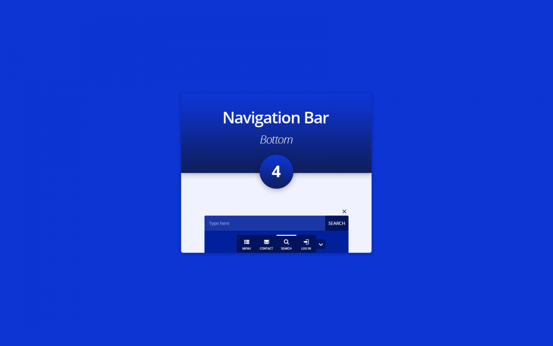 New Divi Section Layout: The Bottom Navigation Bar 4