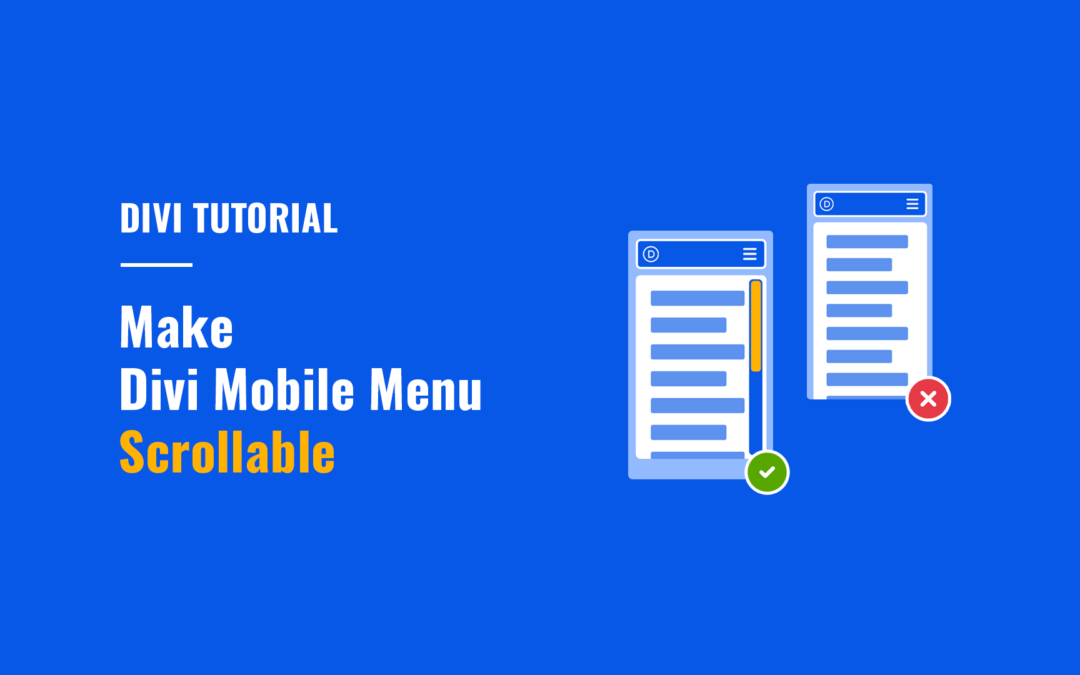 How To Make Divi Mobile Menu Scrollable