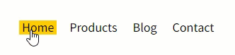 Add animated background hover effect to Divi menu items.