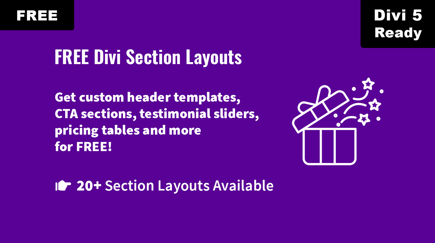 Free Divi Layouts Pack